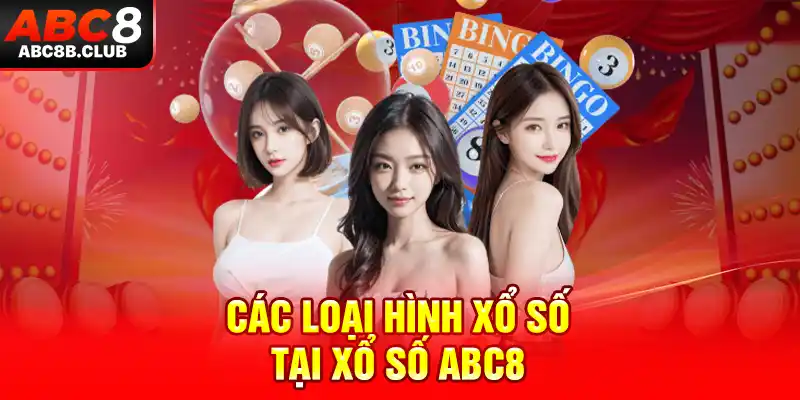 Các loại hình xổ số tại xổ số ABC8