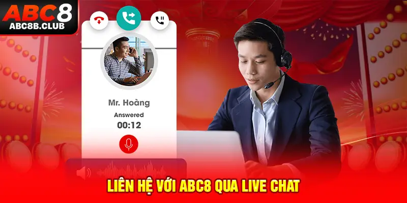 Liên hệ với ABC8 qua Live chat